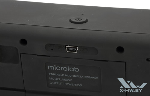 Разъем mini-USB на Microlab MD220