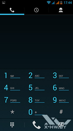 Звонки и SMS на Highscreen Alpha GTR. Рис. 1