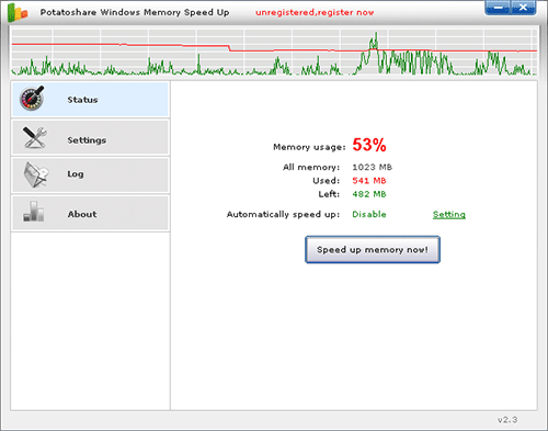 Windows Memory Speed Up