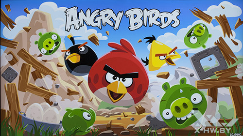 Angry Birds  Samsung UE55F9000AT. . 1