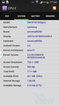 Процессор Samsung Galaxy Note 3 Neo. Рис. 2