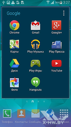 Приложения Google Samsung Galaxy S5