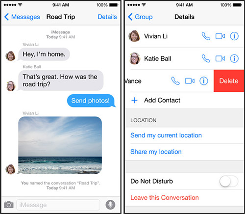 Messages  iOS 8. . 3