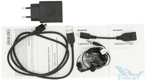 Комплектация Lenovo P780