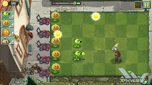 Plants vs Zombies на Highscreen Zera S