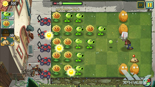 Игра Plants vs Zombies 2 на Samsung Galaxy S5 Mini