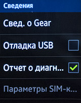 Сведения о Samsung Gear S