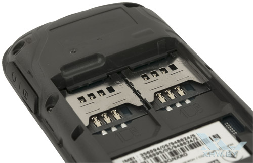 Отсеки для SIM-карт на Samsung E1202I