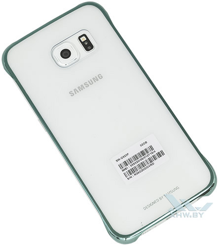 Clear Cover для Galaxy S6 edge. Вид сзади