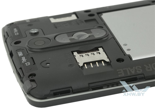 Отсек для первой SIM-карты LG G3 Stylus