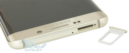 Отсек для SIM-карты на Samsung Galaxy S6 edge+