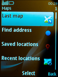 Nokia Ovi Maps в Nokia 2730 classic