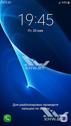 Экран блокировки Samsung Galaxy J7 (2016)