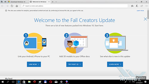   Windows 10 Fall Creators Update