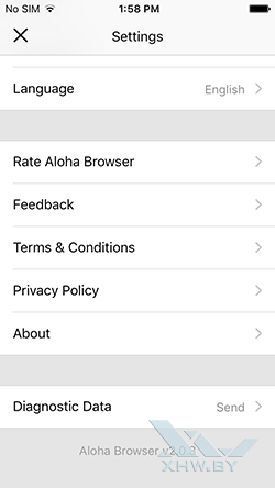  Aloha Browser  iPhone.  3