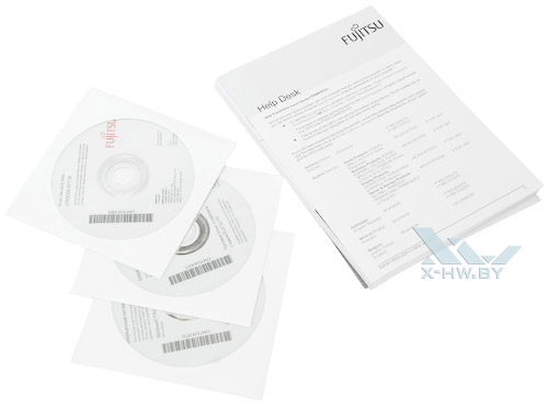 Компакт-диски и документация Fujitsu LIFEBOOK S761