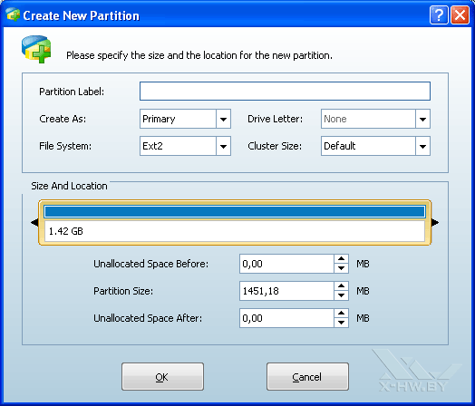   Ext2  MiniTool Partition Wizard Home Edition