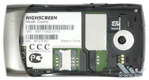 Слот для SIM-карты Highscreen Cosmo