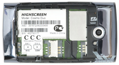 Разъемы для SIM-карт Highscreen Cosmo Duo
