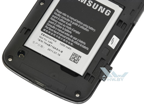 Разъем для microSD-карты на Samsung Galaxy Y Pro