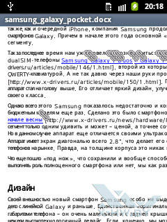   DOCX  Polaris Viewer  Samsung Galaxy Pocket. . 2