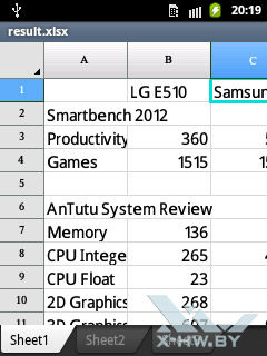   XLSX  Polaris Viewer  Samsung Galaxy Pocket. . 1