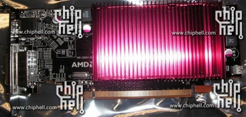 AMD Radeon HD 6300. Вид спереди