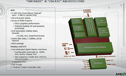  AMD Ontatio  Zacate