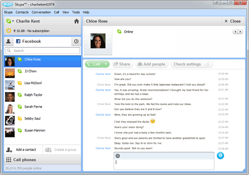 Skype 5.8