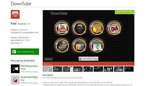   Windows Store 