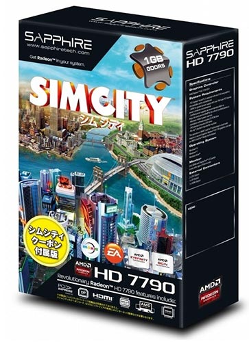  Sapphire Radeon HD 7790 SimCity Edition