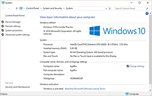 Windows 10 Threshold 2     Windows 7/8.1