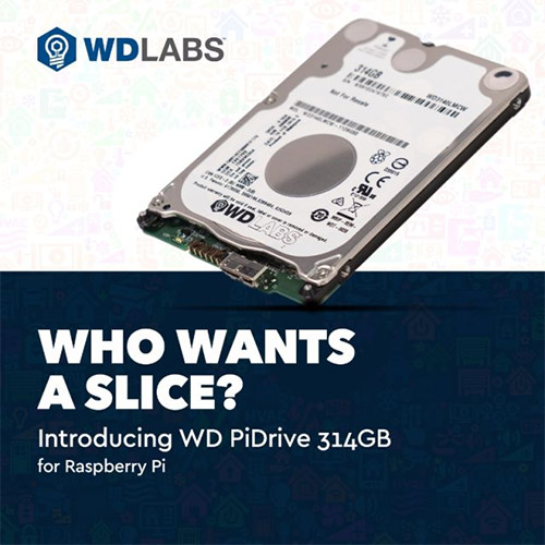 WD PiDrive — винчестер для Raspberry Pi 3