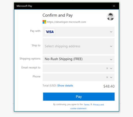 Microsoft Wallet   Microsoft Pay